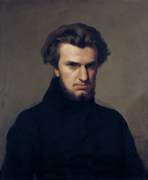 oldpaintings:Ambroise Thomas, 1834 by Jean-Hippolyte Flandrin...