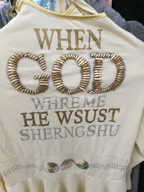When God has a stroke, he makes this shirt.
