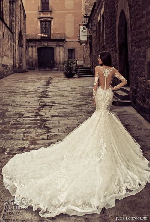 (via Julia Kontogruni 2018 Wedding Dresses — “Barcelona” Bridal...