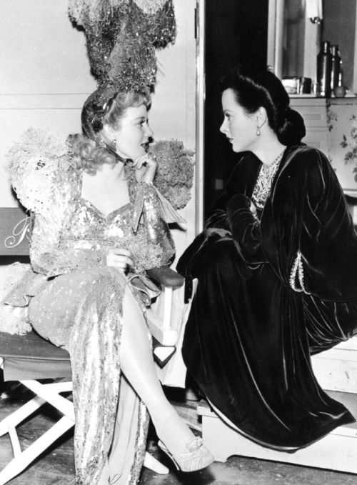 silverscreensatin - Ann Sothern and Hedy LamarrGenius...