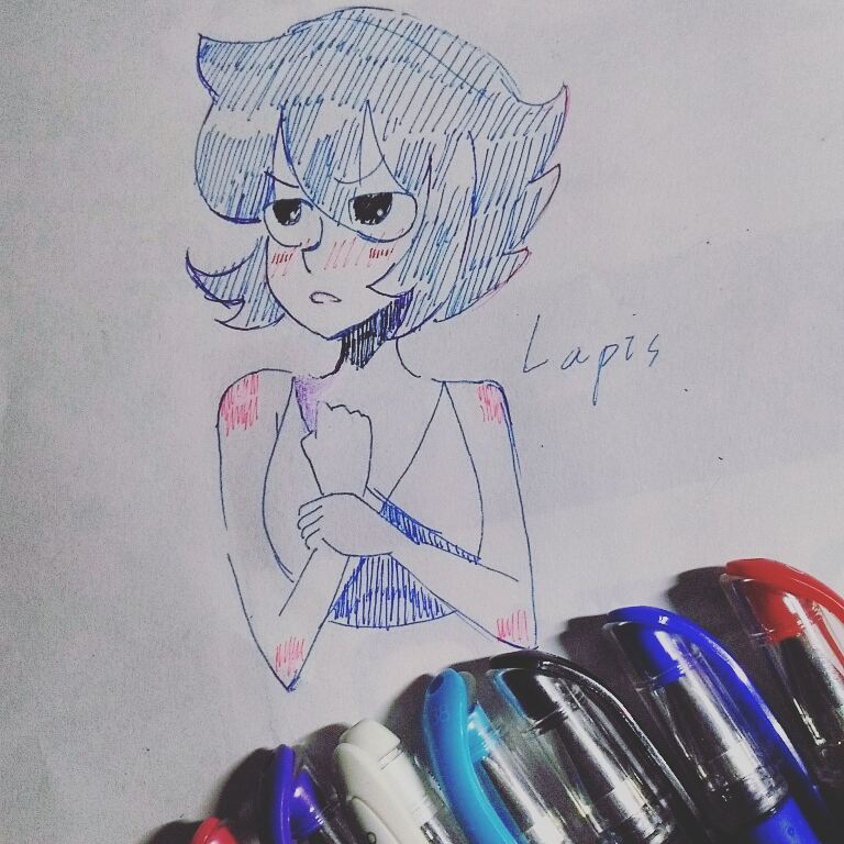 Lapis♥ 其實要講英文真的滿困難的XD It’s a challenge for drawing with pen, and taking photo with your pencil box I am not good at speaking English(´°̥̥̥̥̥̥̥̥ω°̥̥̥̥̥̥̥̥｀)