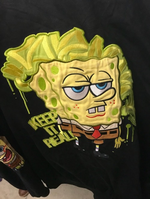 shiftythrifting - Spongebob letter jacket found in downtown...