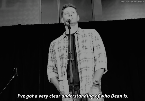 justjensenanddean - Say it again louder for the people in the...