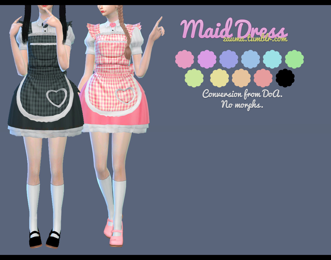 Sims4downloads Zauma Ts4 Tera Dress New Mesh Converte