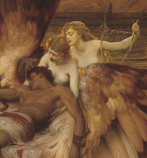 caravaggista:Herbert James Draper, The Lament for Icarus (1898),...