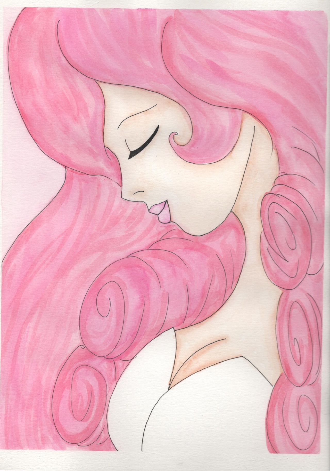 First painting with my St Petersburg White Knights watercolor paints, yeah I need more practice…