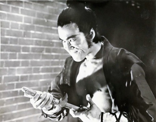 guts-and-uppercuts - A rare shot of Bruce Lee as Zatoichi the...