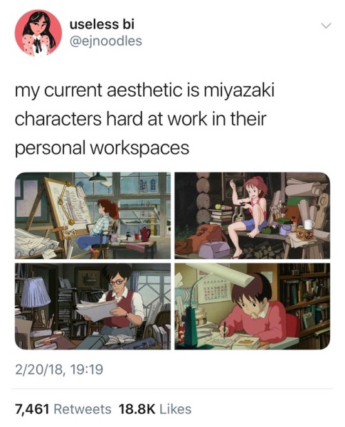 jumpingjacktrash - dxmedstudent - Ghibli characters always make me...