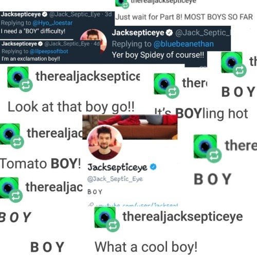 therealjacksepticeye - videogames-and-stardust - A collage...