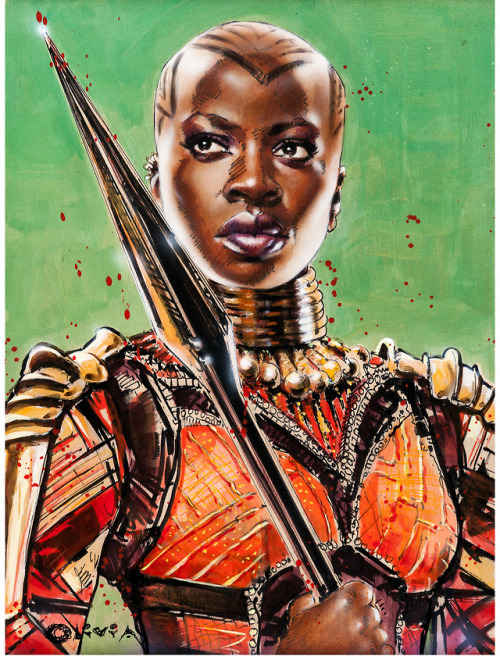 thebristolboard - Black Panther paintings by Olivia (Olivia De...