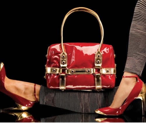THE
POWER OF RED: While matching your purse…