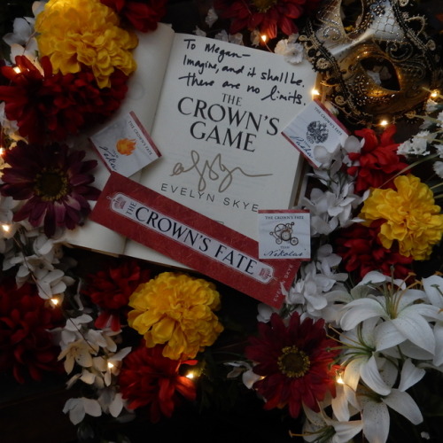 oceanfullofbooks:The much anticipated Crown’s Game sequel came...