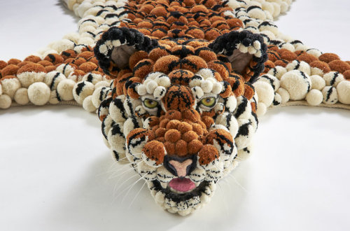 keepingitneutral - “Pompon” Tiger Wool Interior Object by Myra...
