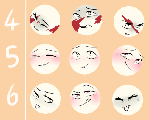 silent-again:crispych0colate:i made some expression memes...