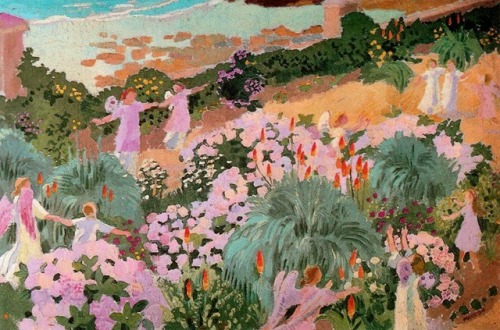 artist-denis - Paradise, 1912, Maurice DenisSize - 50x75 cm