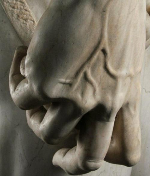 ghostlywriterr - Details of Michelangelo’s masterpiece “David”...