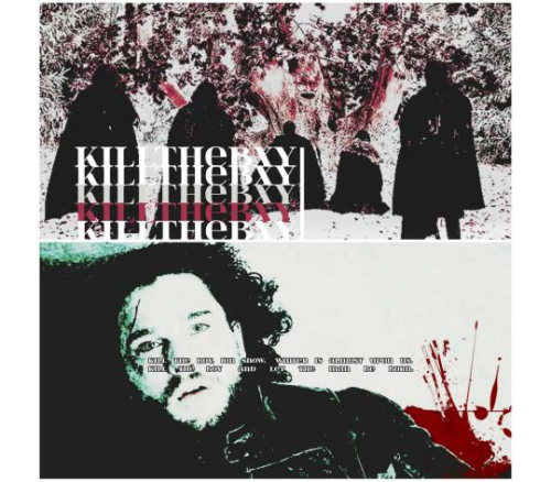killthebxy - the bastard of Winterfell.© the little sister...
