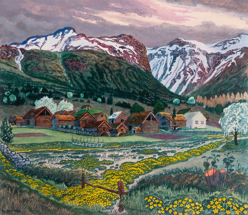 radstudies - Nikolai Astrup (Norwegian, 1880-1928) - Marsh...