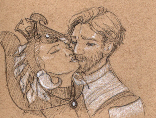 spectral-musette - kissy doodles from my sketchbook