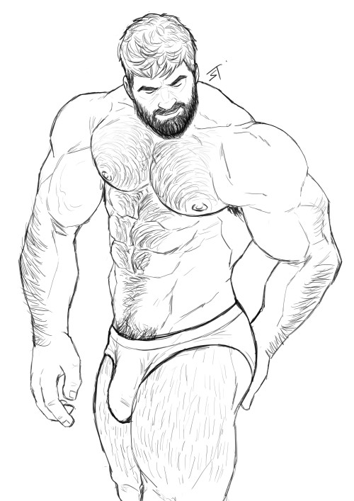 jojiart - Big Bear character you can find another ver. on my...