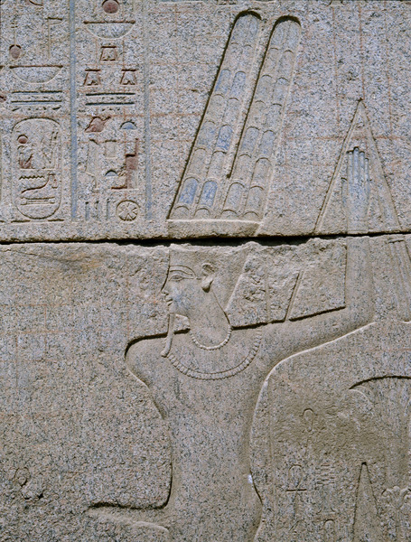 grandegyptianmuseum - Relief depicting the fertility god...