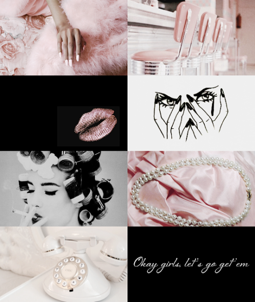 serenity-v - grease aesthetics - the pink ladies