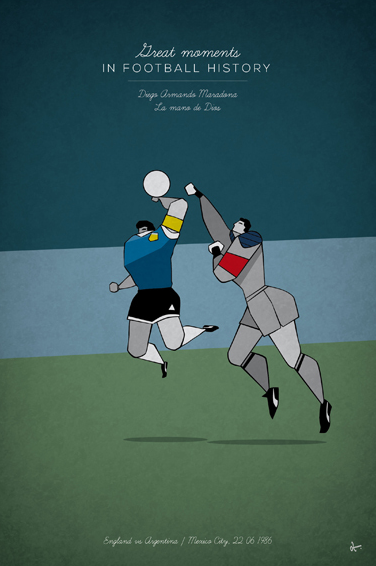 “Great Moments in Football History” by Oz [[MORE]]
Osvaldo Casanova, or simply Oz, is an Italian artist based in Vicenza, and in his words, “I made these to match two passions of mine: drawing and football. It’s a personal project.” The aim was to...