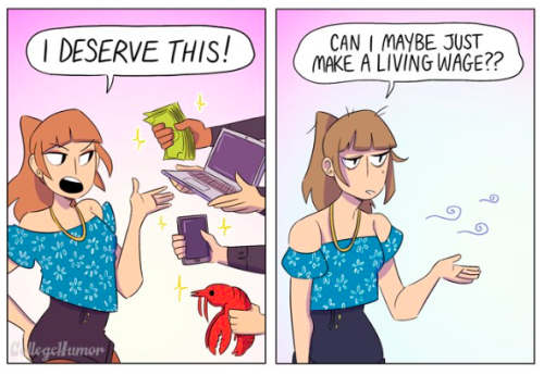 minismut - collegehumor - What People Think Millennials Are Like...