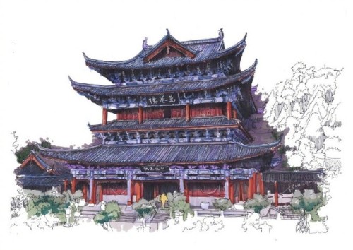changan-moon - Mu Fu Mansion in Lijiang, Yunnan, China. |...