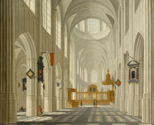 lionofchaeronea - The Interior of a Church, Daniël de Blieck,...