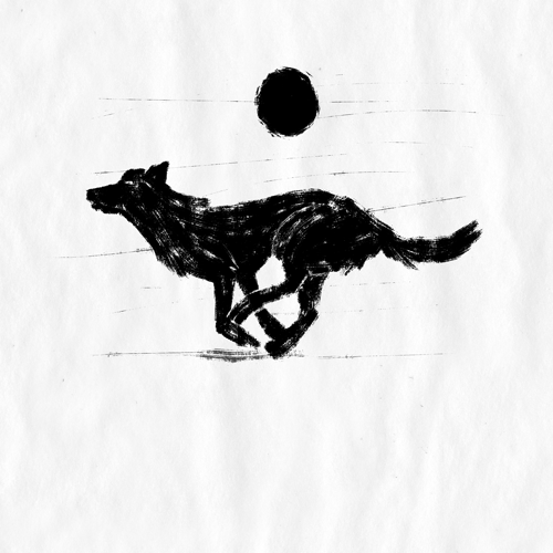 akrokus - Inktober Day 4 - lil wolfie