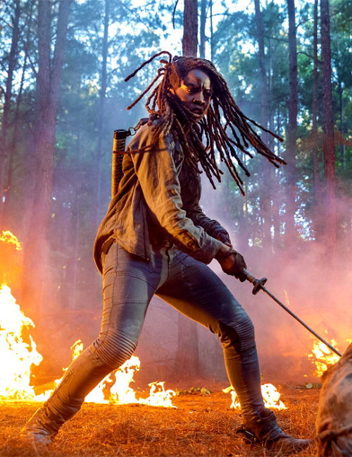michonnegrimes - Entertainment Weekly - See Michonne in a fiery...