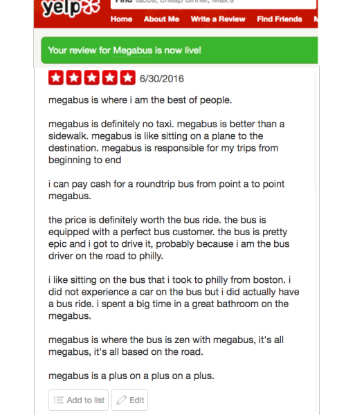 objectdreams - two opposing reviews of megabuswritten using a...