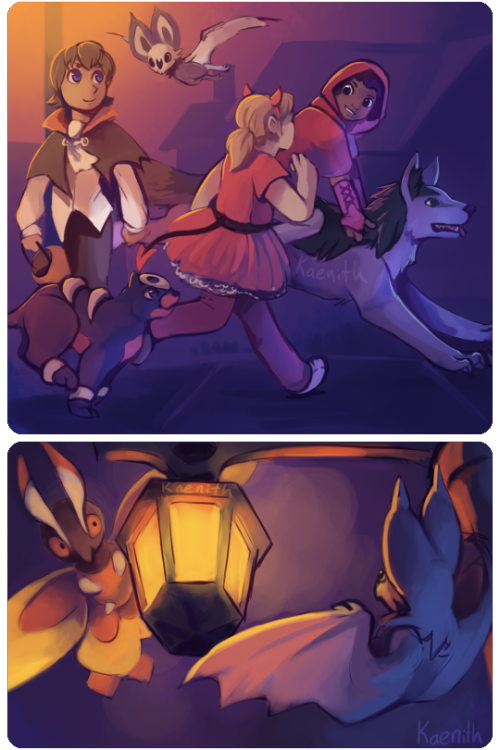 kaenith - Zorua, the Tricky Fox Pokémon.  It changes into the...