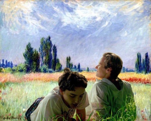 bitter-cherryy - call me by your name scenes as claude monet...