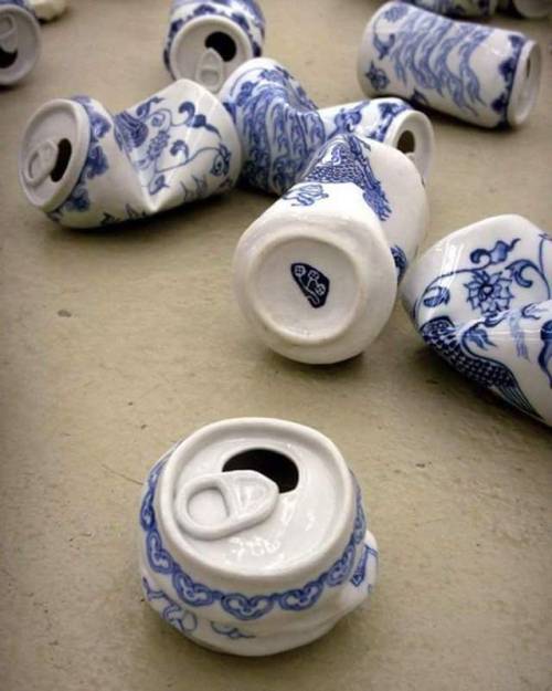 toysoldieralan:steampunktendencies:Smashed aluminum cans...
