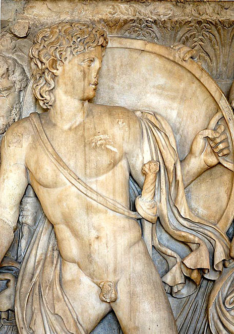 ganymedesrocks - Achille chez Lycomède, bas-relief d'un...