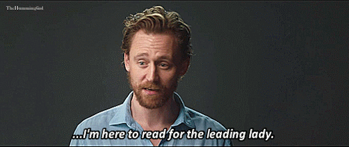 thehumming6ird - Tom Hiddleston in Leading Lady Parts...