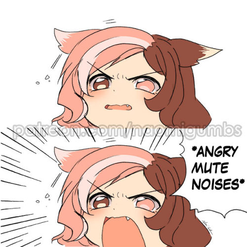 nononsensei - “Angry Mute Noises”Requested by patron, Sass...