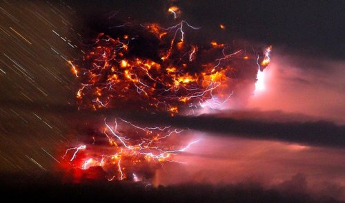 congenitaldisease - A dirty thunderstorm, also known as volcanic...