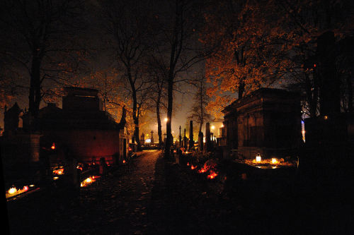 jmorgynwhite - Warm fuzzies … #graveyard #candlelight