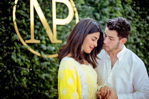 weheartbollywood:Priyanka Chopra and Nick Jonas Roka Ceremony