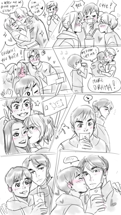 appledipz - late night phone scribbles In which Phichit is me...