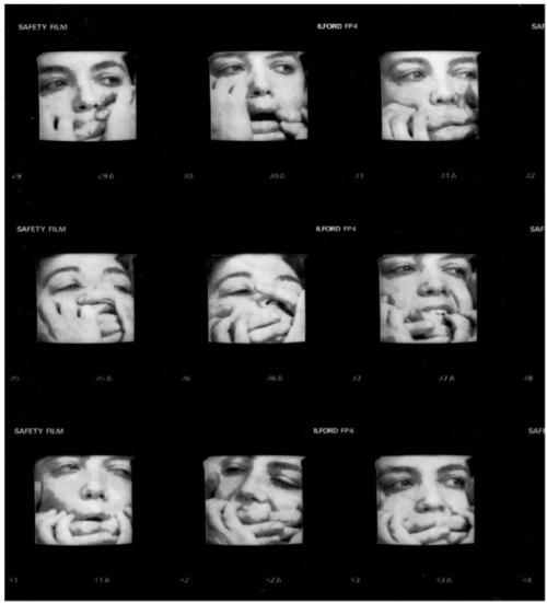 arterialtrees - Mona Hatoum, So Much I Want to Say, 1983, video...