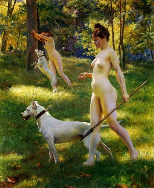 the-paintrist - artsurroundings - “Nymphs Hunting”,...