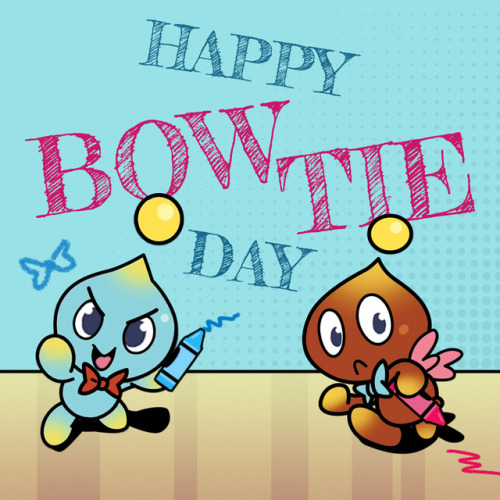 sonicthehedgehog - It’s National Bow Tie Day. Dress for...