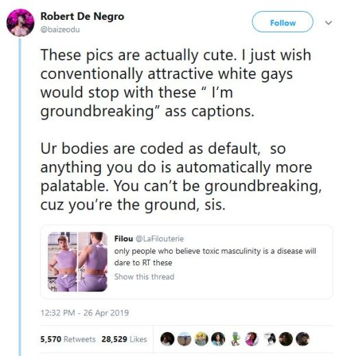 blackqueerblog:“You can’t be groundbreaking, cuz you’re the...