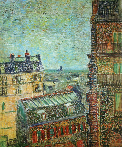 artist-vangogh:View of Paris from Vincent’s Room in the Rue...