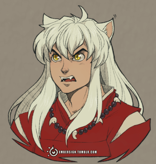 embersign - ♥A doodle of Inuyasha, because like a few others, I...
