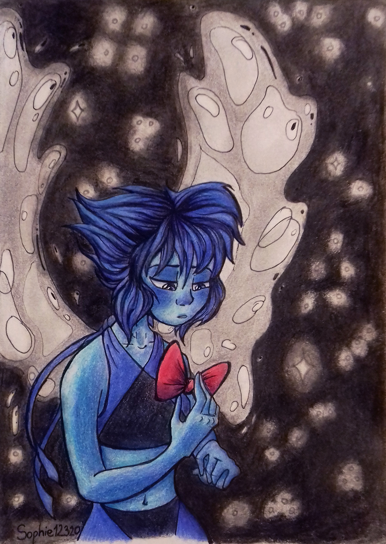 The last SU episodes were really inspiring, once I started making these drawings I couldn’t look away from my sketchbook for 3 days. I haven’t drawn with colored pencils for a while, it was really...